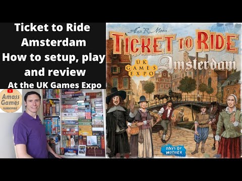 How to setup play and review Ticket to ride Amsterdam