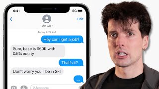 You should NOT work at a startup