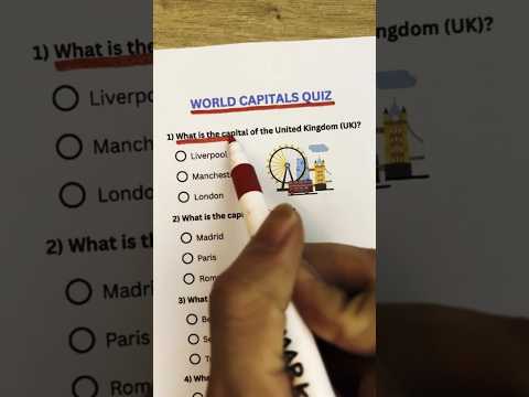 World Capitals Quiz