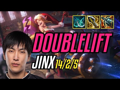 DOUBLELIFT - JINX vs JHIN ADC - NA Challenger - Patch 11.7