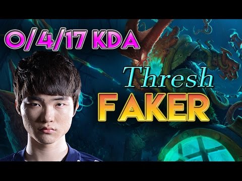SKT T1 Faker - Thresh Support vs Bard - Full Game