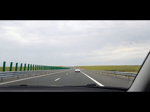 Expressway Drive Bucharest to Constanta   Romania