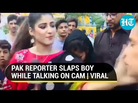 Viral: Pak journo slaps boy on live TV; Netizens blame kid for heckling her I Watch