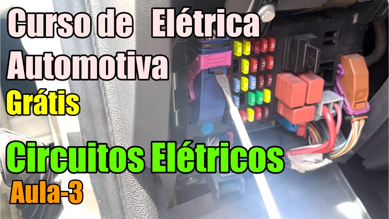 Diagramas Circuitos de Elétricos - Curso de Elétrica Automotiva - aula 3