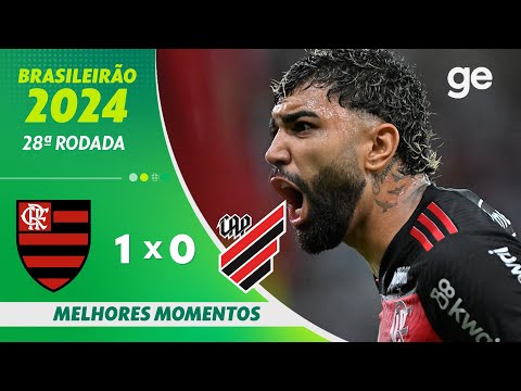 Gols e lances de Flamengo x Athletico Paranaense