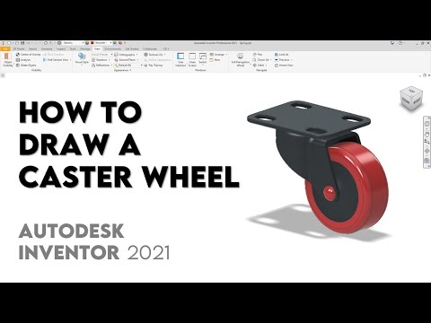 Caster Wheel | Autodesk Inventor 2021 | Intermediate Tutorial
