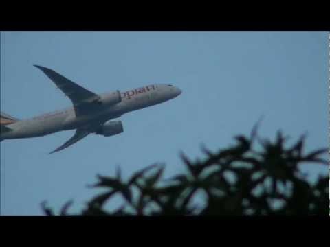 Decollo primo Boeing 787-8 Dreamliner Ethiopian a Malpensa