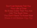 Rush By Aly And Aj WITH LYRICS