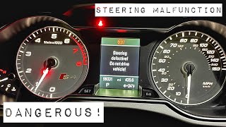 AUDi S4 B8.5 Electronic steering module MALFUNCTION! | Lost steering