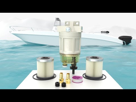 How to install iFJF R12H (R12T Upgrade) Fuel Water Separator Marine Combo