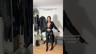 You found your leather badass goddess #leatherclothing #leatheroutfit #leather #leatherfashion