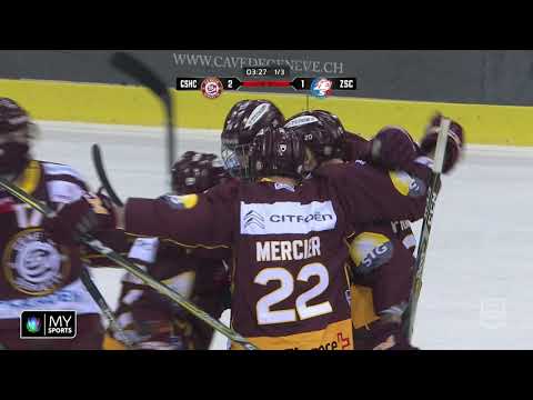 Genève-Servette HC - ZSC Lions 3-2 (2-1; 0-1; 1-0)