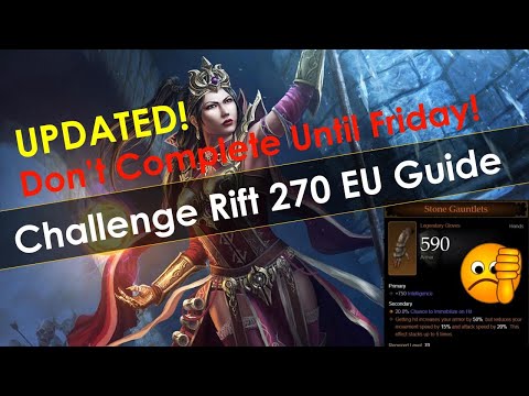 UPDATED Challenge Rift 270 EU Guide - THIS IS THE REAL ONE! Still Wait Until Friday to Complete!