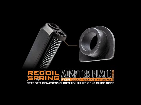 Strike Recoil Spring Adapter Plate for GLOCK™ GEN4/5 to GEN3
