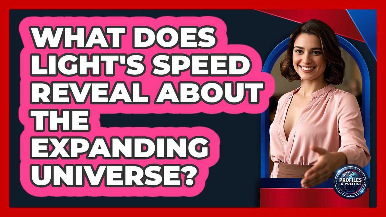 What Does Light's Speed Reveal About The Expanding Universe? - Profiles in Politics