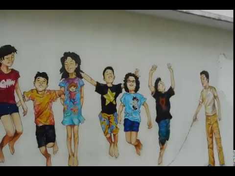 Ipoh, Malaysia street full of street art