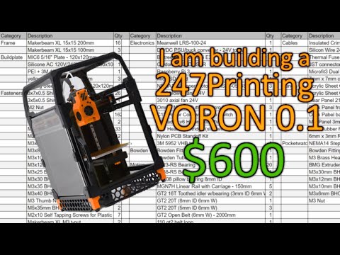 I AM BUILDING THE 247PRINTING VORON 0