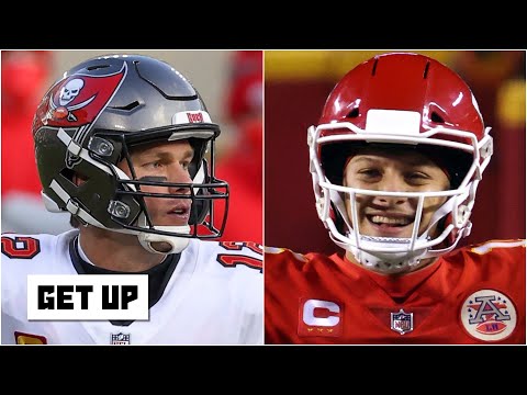 湯姆-布雷迪（Tom Brady）對陣帕特里克-馬霍姆斯（Patrick Mahomes）是超級碗歷史上最好的四分衛對決嗎？| 起床 (Is Tom Brady vs. Patrick Mahomes the best QB matchup in Super Bowl history? | Get Up)