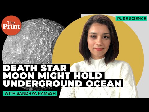 Saturn’s Death Star-like moon could hold an underground water ocean