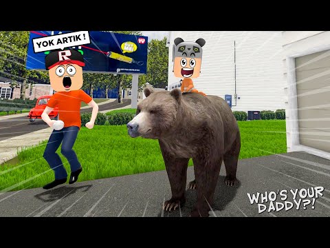 Ayıya Bindim!! Yaramaz Bebek - Panda ile Who's Your Daddy?