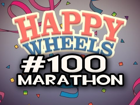 Happy Wheels w/Nova Ep.100 MARATHON - It Keeps Happening + Brad Phusion