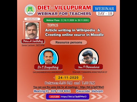 DIET VPM- WIKIPEDIA AND MOODLE