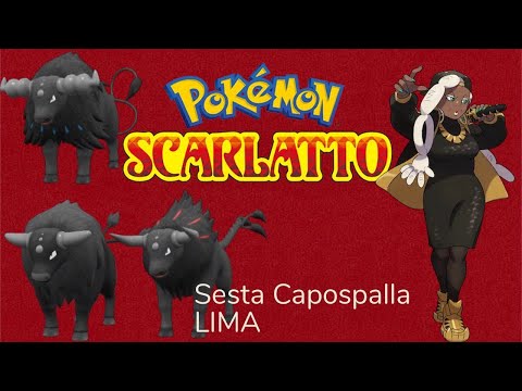Pokèmon Scarlatto Tauros contro la sesta capopalestra LIMA