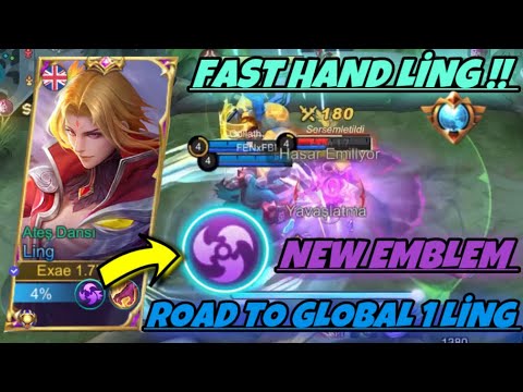 Road To Global 1 Ling / Fast Hand Lightning Speed Ling / Best Of Ling By Exae / Ling Gameplay MLBB
