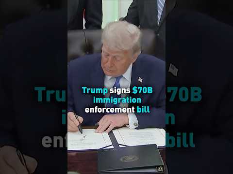 Trump signs $70B immigration enforcement bill