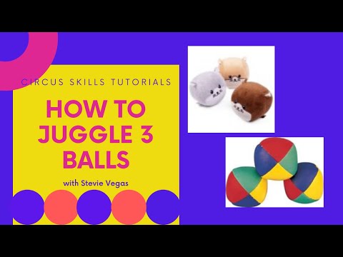 How to Juggle 3 Balls (Circus Skills Tutorial with Stevie Vegas)