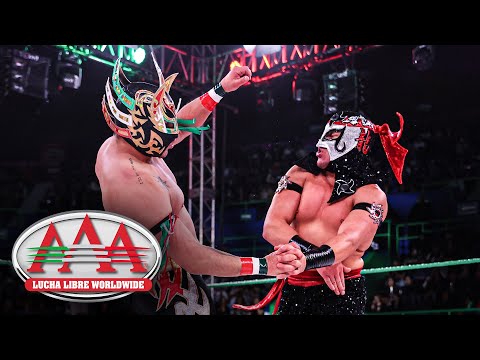 Laredo Kid vs. Octagón Jr. vs. Mini Vikingo | Title Match: Lucha Libre AAA, Jan. 24, 2026