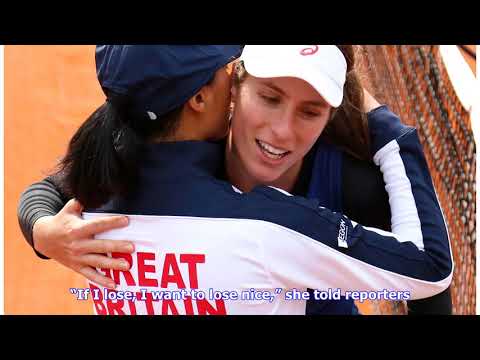 Great Britain's Katie Boulter beats Valentini Grammatikopoulou in Fed Cup match marred by Greek m...