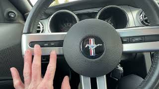2007 Ford Mustang GT-H Convertible Functions