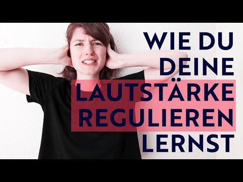 Hilfe, warum spreche ich zu laut? 2 geniale Übungen
