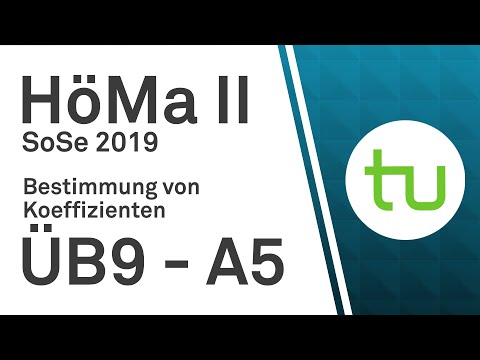 Übungsblatt 9, Aufgabe 5 -- TU Dortmund, Höhere Mathematik II (BCI/BW/MLW)