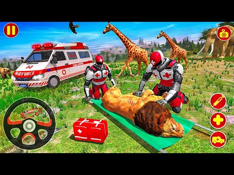 Light Speed Robot Superhero Mission - Animal Ambulance Rescue Driver - Android Gameplay