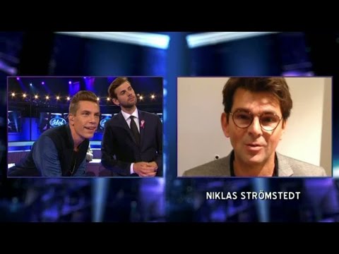 Niklas Strömstedts hälsning till Gabriel Alares - Idol Sverige (TV4)