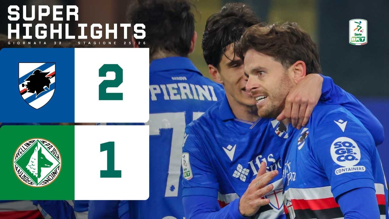 Sampdoria vs US Avellino 1912 Highlights