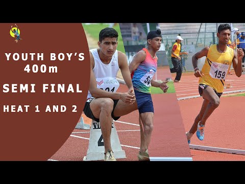 400m Boys Semi Final Heat 1 and 2 -  13th National Youth Athletics Kozhikode 2018