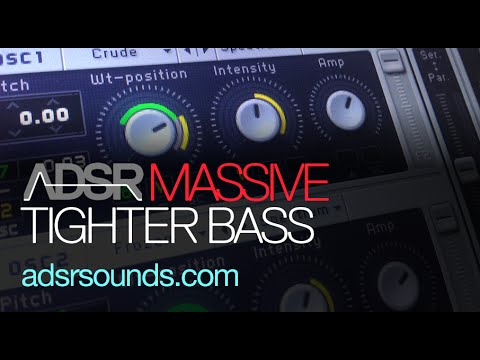 NI Massive Tutorial - Tighter Bass Sounds in The Mix