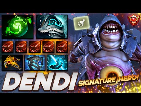 Dendi Pudge Signature Hero - Dota 2 Pro Gameplay [Watch & Learn]
