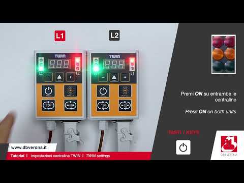D&B Verona - Centraline DB TWIN - Istruzioni d'uso