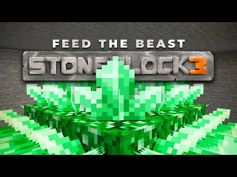 StoneBlock 3 EP18 Balloon + Emerald Cluster Automation
