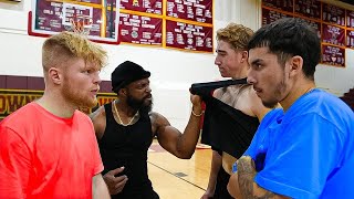 CashNasty Gets HEATED & Goes At His Camera Man! 2v2 Basketball!