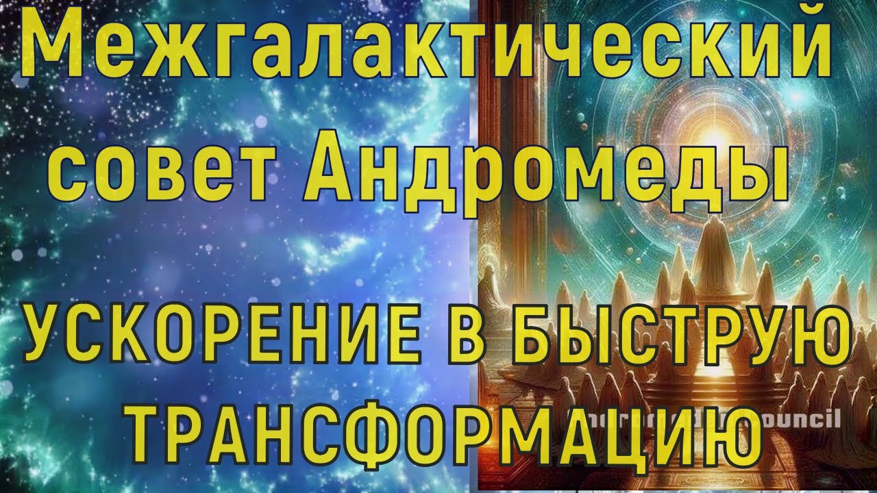 УСКОРЕНИЕ В БЫСТРУЮ ТРАНСФОРМАЦИЮ ~ Межгалактический совет Андромеды
