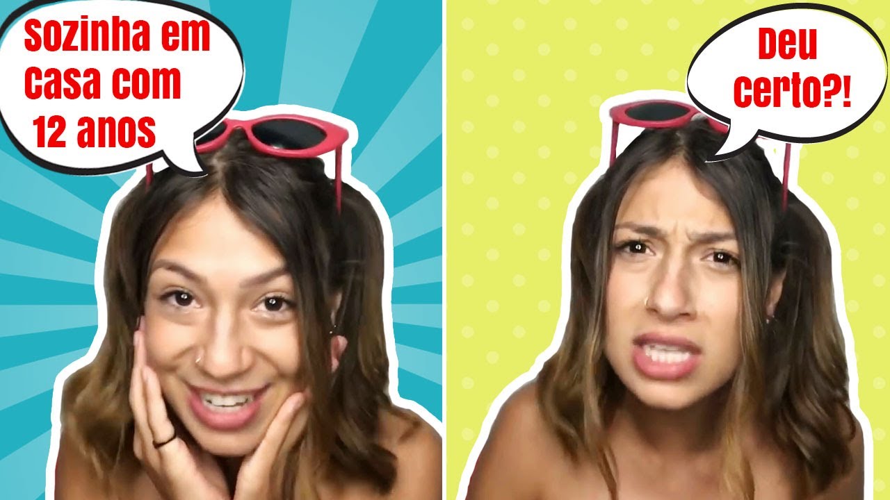 COM 12 ANOS, MORANDO SOZINHA!