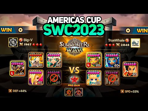 BigV vs TRUEWHALE (BO3). SWC2023 AMERICAS CUP Preliminary Day 1 - Summoners War