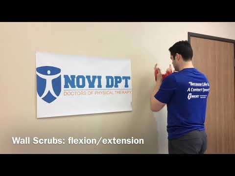 Wall Scrubs – Flexion + Extension