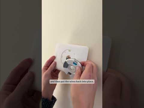 Part of a video titled How to Frame Your Thermostat - YouTube