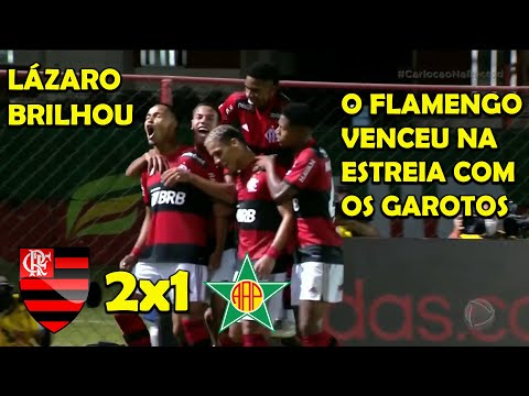 FLAMENGO 2x1 PORTUGUESA-RJ - MELHORES MOMENTOS - CARIOCÃO 2022.